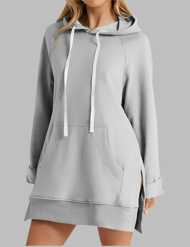 Oversized Hoodie Dress, First Ones Oversized Hoodies, Women's Casual Pullover Long Sleeve