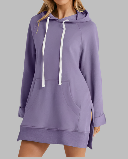 Oversized Hoodie Dress, First Ones Oversized Hoodies, Women's Casual Pullover Long Sleeve